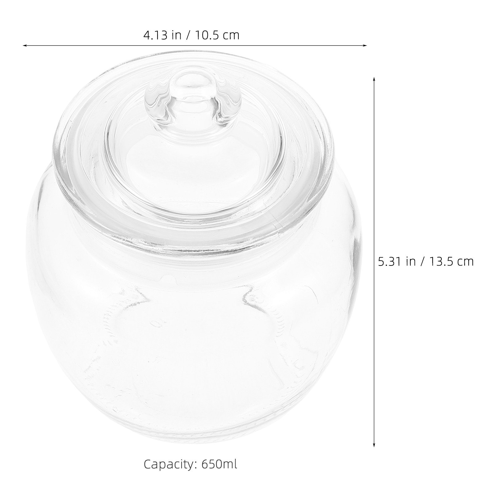 2Pcs Airtight Glass Kitchen St - Food Storage Containers recension och pris