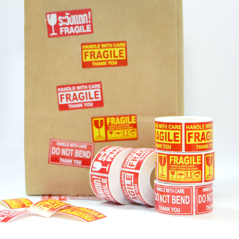 250Pcs Fragile Warning Sticker - Food Storage Labels recension och pris