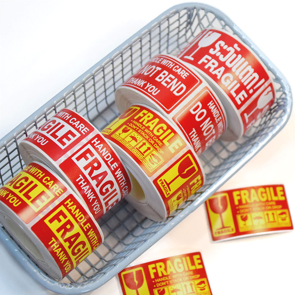 250Pcs Fragile Warning Sticker - Food Storage Labels recension och pris