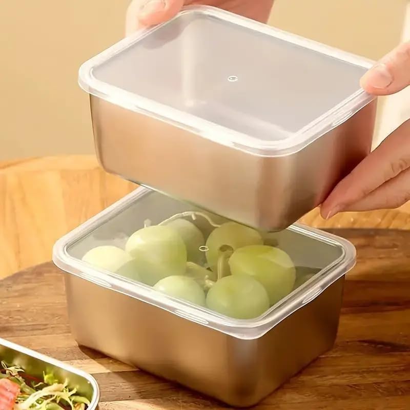 Stainless Steel Food Storage C - Food Storage Meals recension och pris