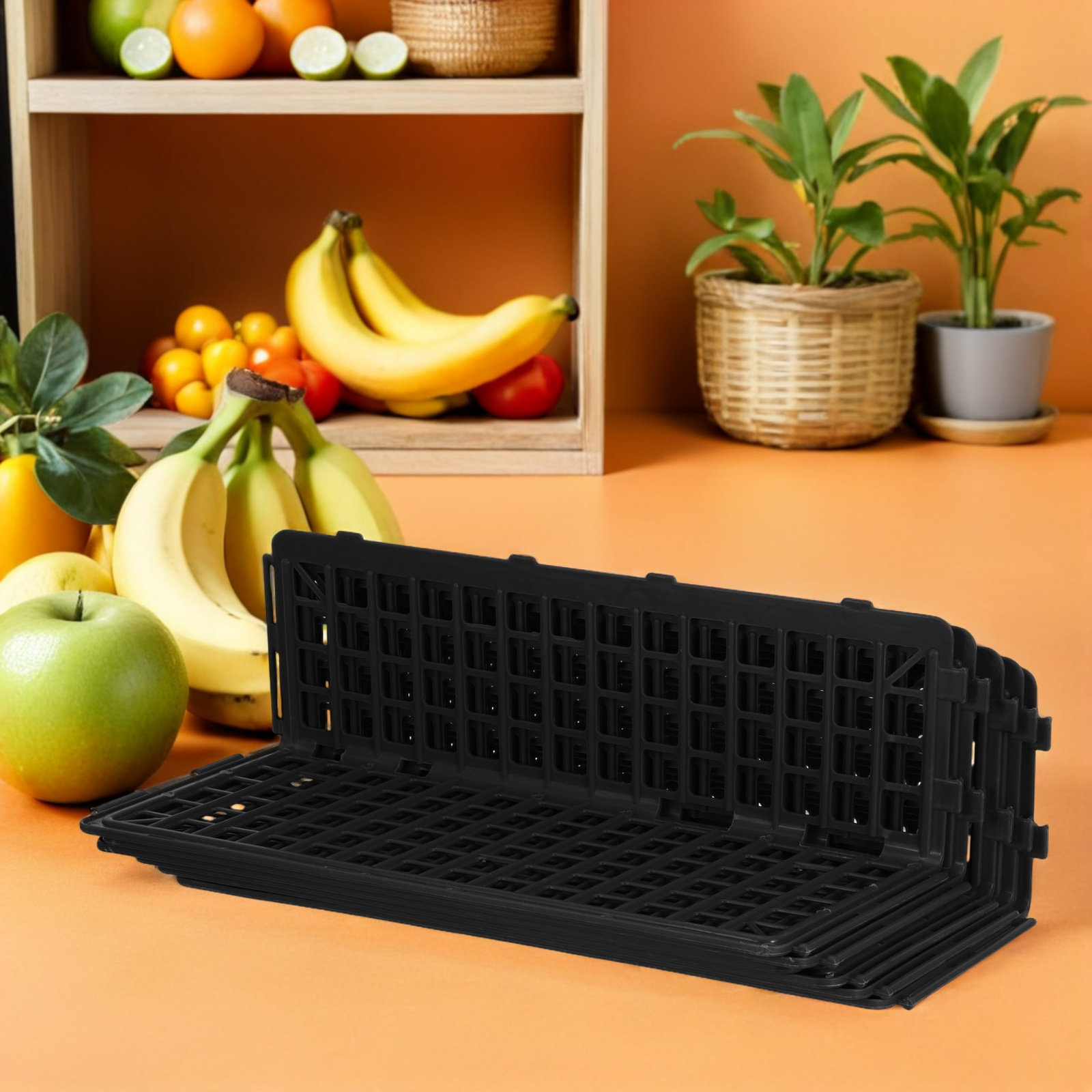 6Pcs Supermarket Shelf Guardra - Food Storage With Dividers recension och pris